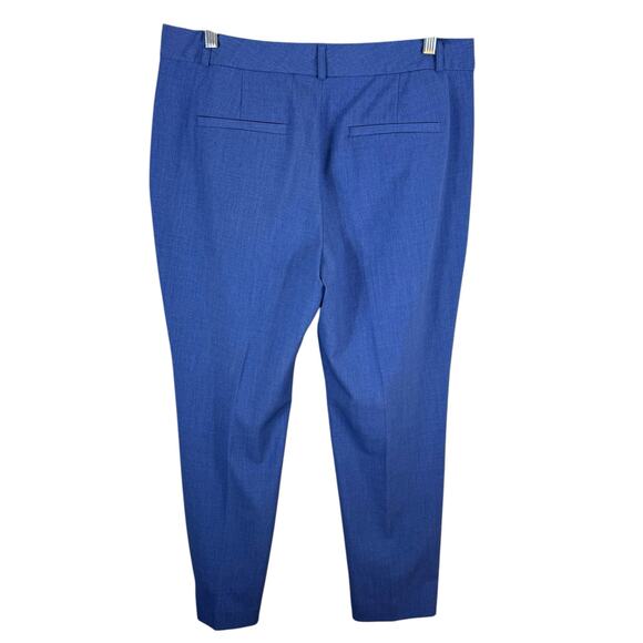 Banana Republic Blue Ryan Fit Straight Leg Mid Rise Chino Pants Trousers Size 8P - Picture 2 of 5